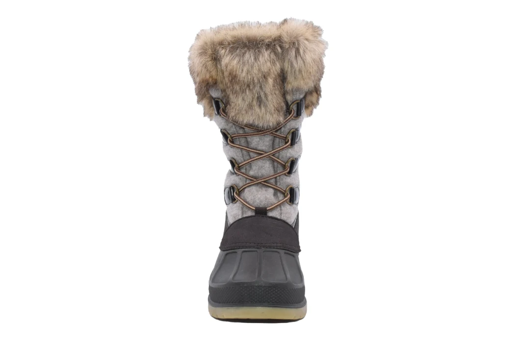 Winter Ladies Snow Boots Women&prime; S Shoes Warm Non-Slip Cotton Casual Snow Boots