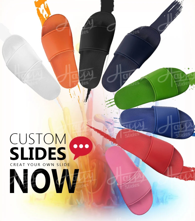 Happyslides Custom PVC Platform 2020 Sandals for Women and Ladies Slides Womens Slippers Sandals for Women&prime;s Slides Sandals