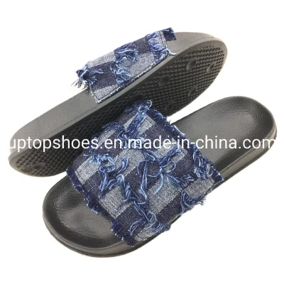 EVA Made Light Weight Slide Sandal Shoes Jeans Upper