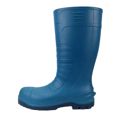 Knee-High PU Material Rain Boots Lightweight Safety Work Boots