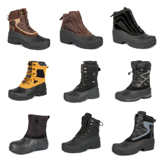 Men Fashion Ankle Boots Warm Winter Boots Light Weight Comfortable Boots